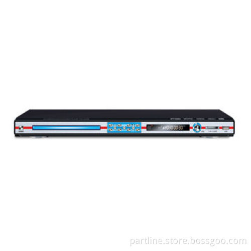430mm DVD Player with 5.1-channel, USB, Card Reader, LED Display and CD Ripping Function